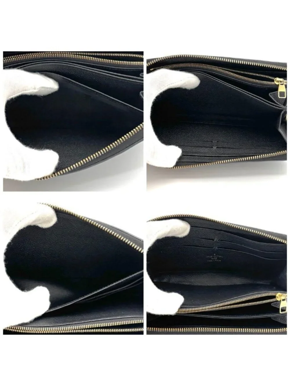 Louis Vuitton Wallet Zippy Monogram Black